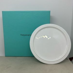 Tiffany & Co Weave White Porcelain Coaster